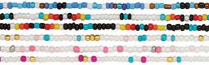 Seed Bead Choker Necklace (F) Assorted