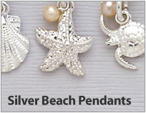 Silver Beach Pendants