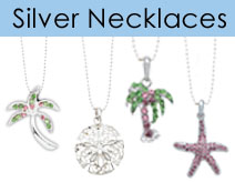 Silver Beach Pendants