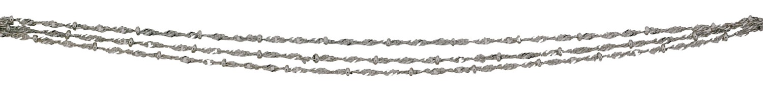 3-Strand Silver Plated Anklet AK2129
