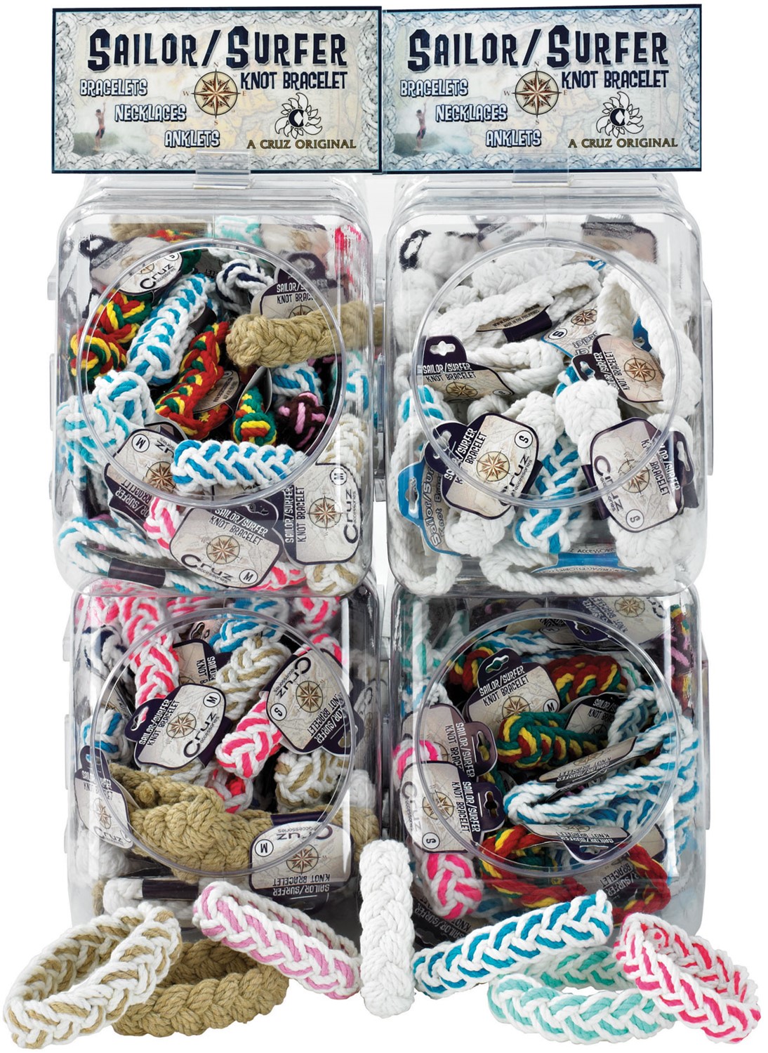 Plastic Jar Bracelet Display (Does Not Include Merchandise) RK0030