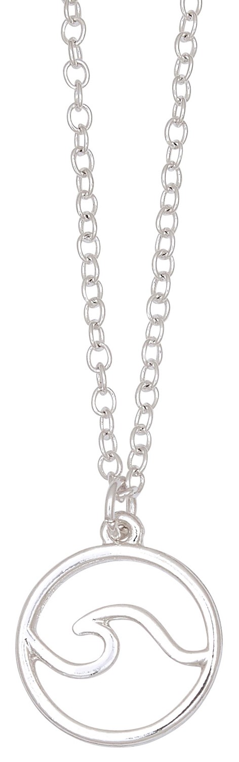 Small Circle Wave Pendant Necklace NK2582