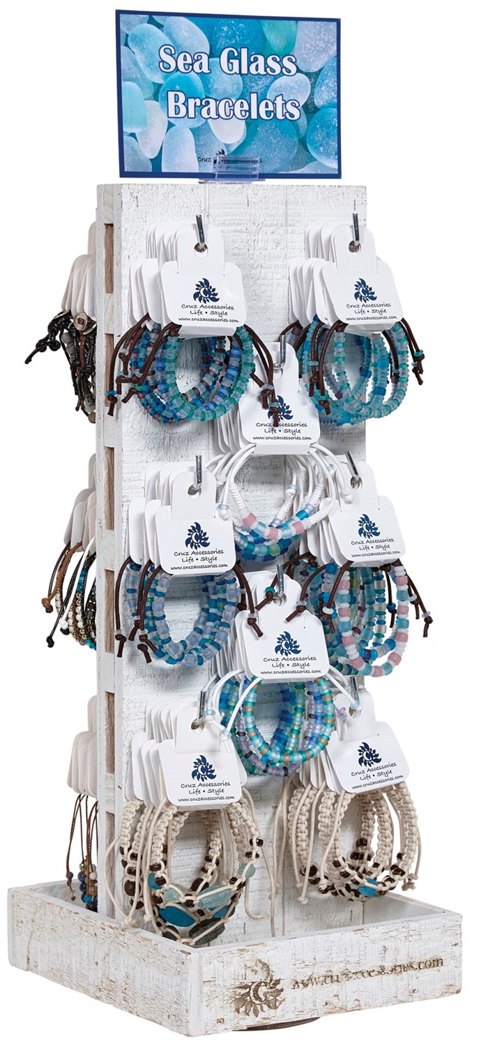 2-Sided Bracelet Display With Base Tray (Does Not Include Merchandise) RK0094