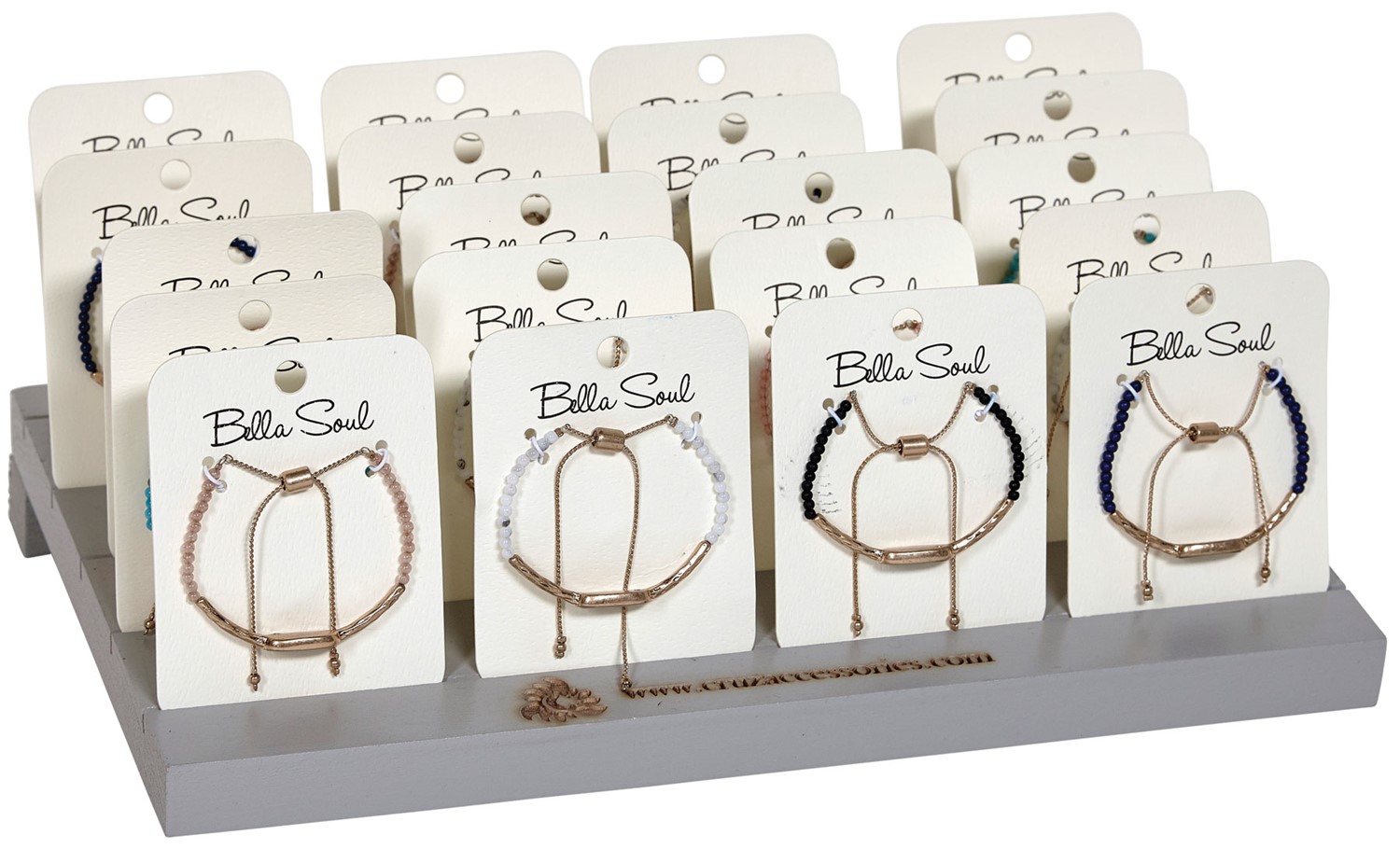 Gray Carded Jewelry Slot Display (Does Not Include Merchandise) RK0096