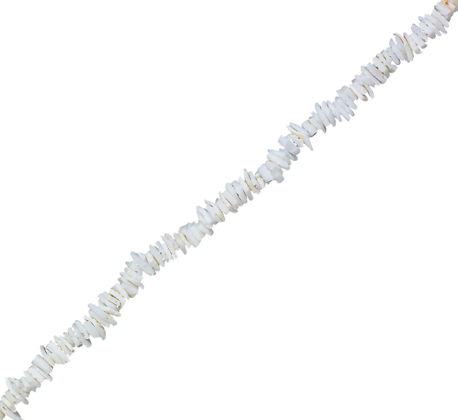 Chipped White Fimo Anklet AK1699-CHIP