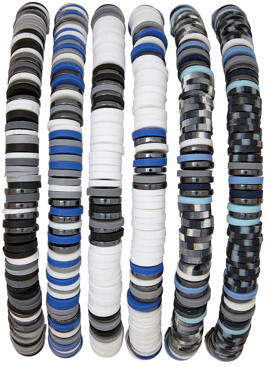 Multi Fimo Disc Adjustable Slide Knot Bracelet Assorted ZBR5913