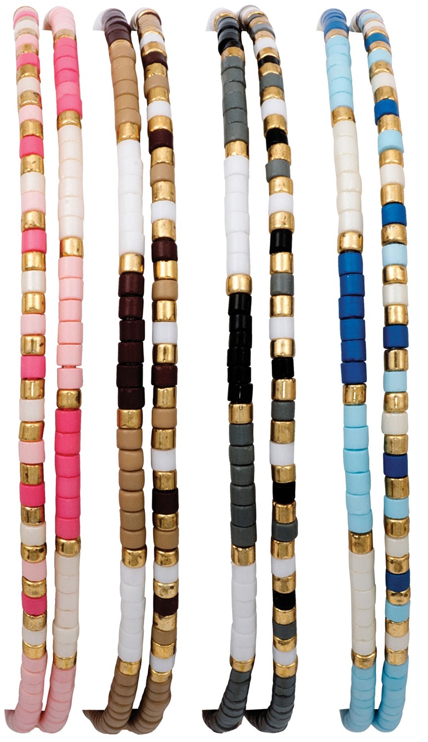 Colored Cord With Jute Adjustable Slide Knot Bracelet Assorted ZBR0690