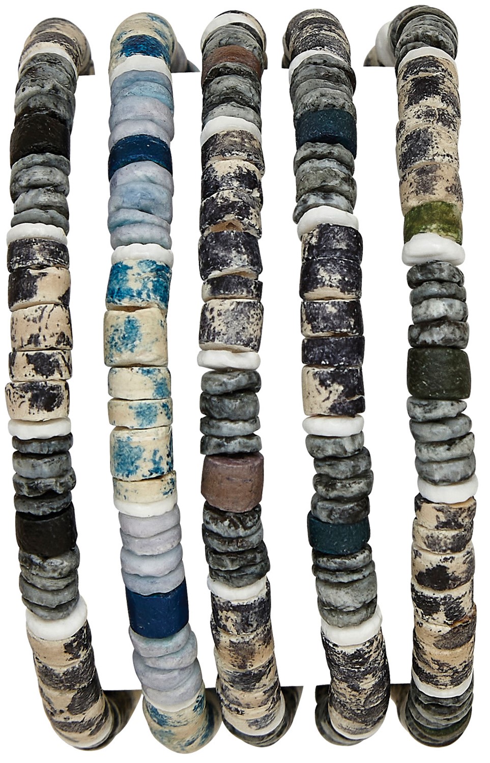 Speckled Coco & Litob Shell Adjustable Slide Knot Bracelet Assorted ZBR5902