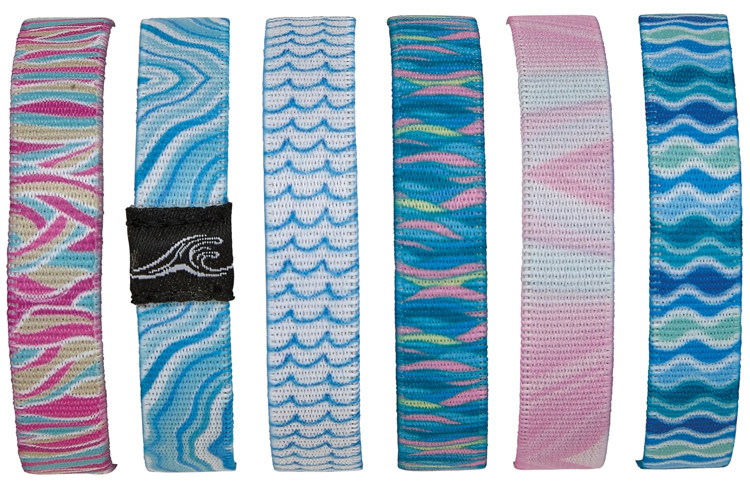 Wave Print Stretch Bracelet/Hair Band Assorted SRFBZ017