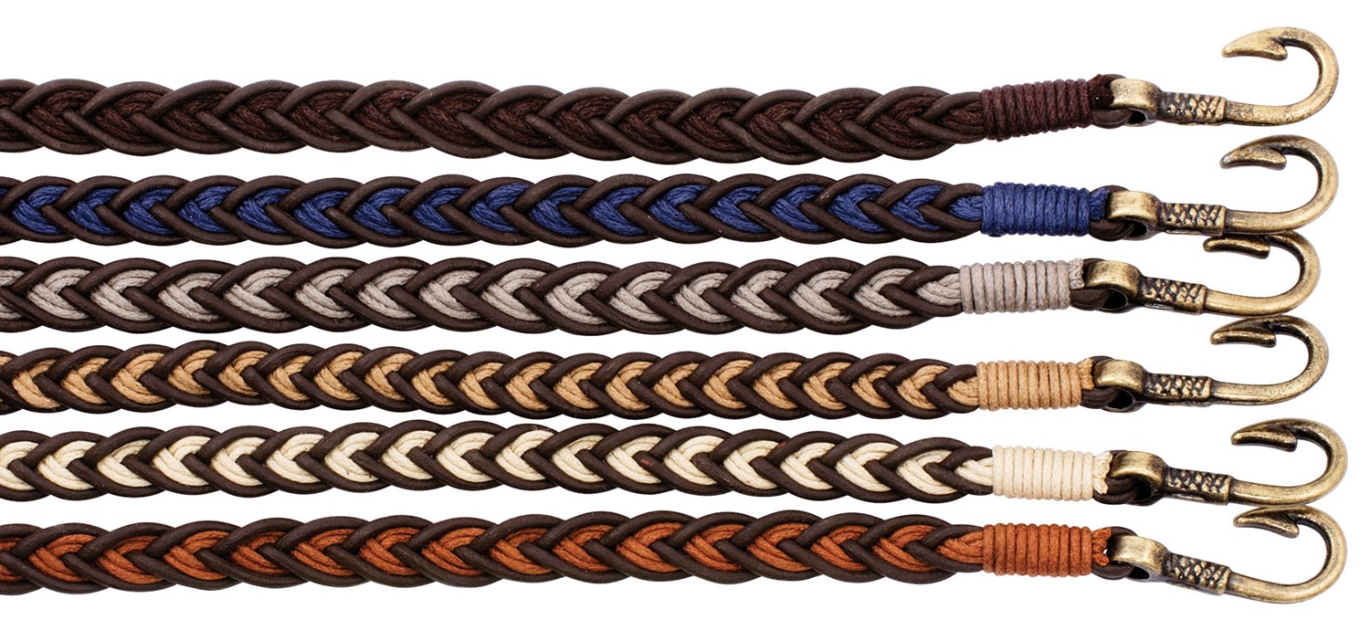 Fish Hook With Twist Pattern Bracelet Assorted ZBR0292