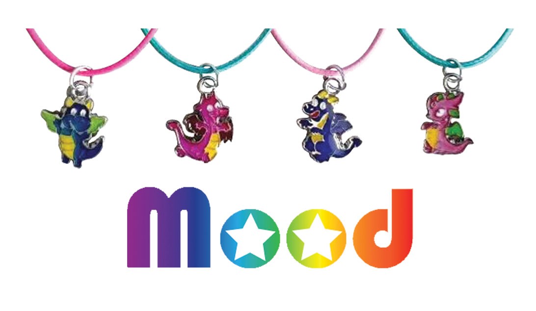 Assorted Mood Dragon Pendant Necklace Assorted NK1735