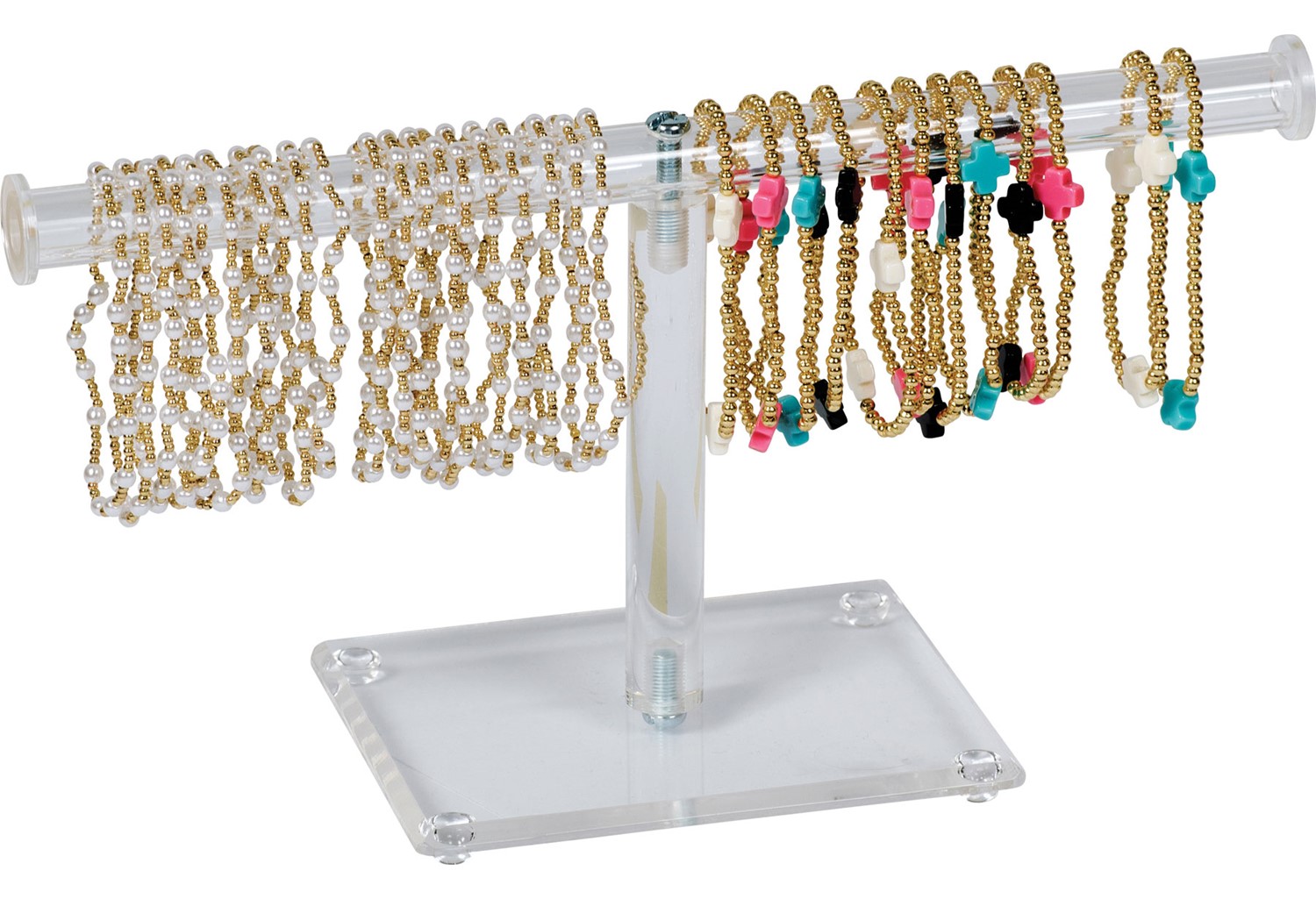 2- Tier Acrylic T-Bar Display (Does Not Include Merchandise) RK0108