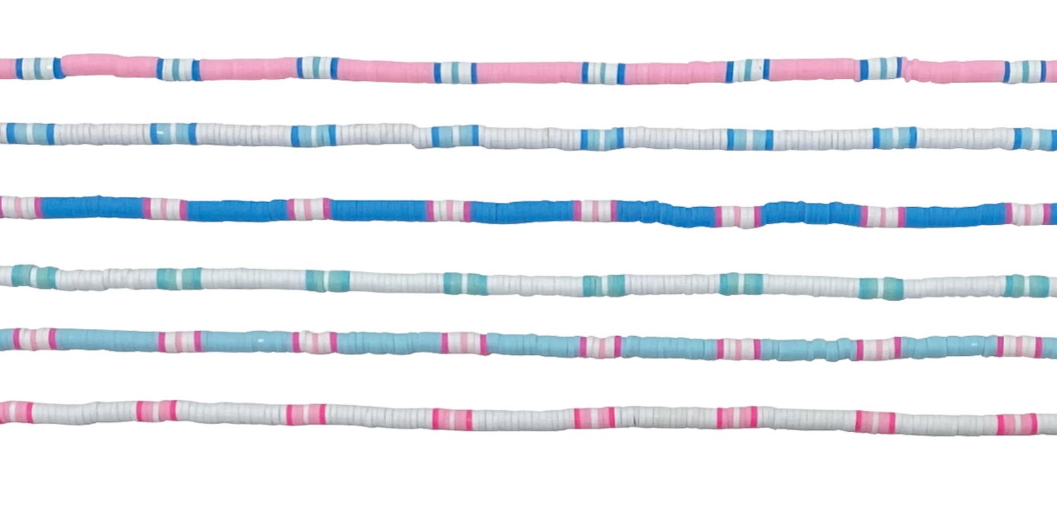 Block Pattern Fimo Necklace NK1774