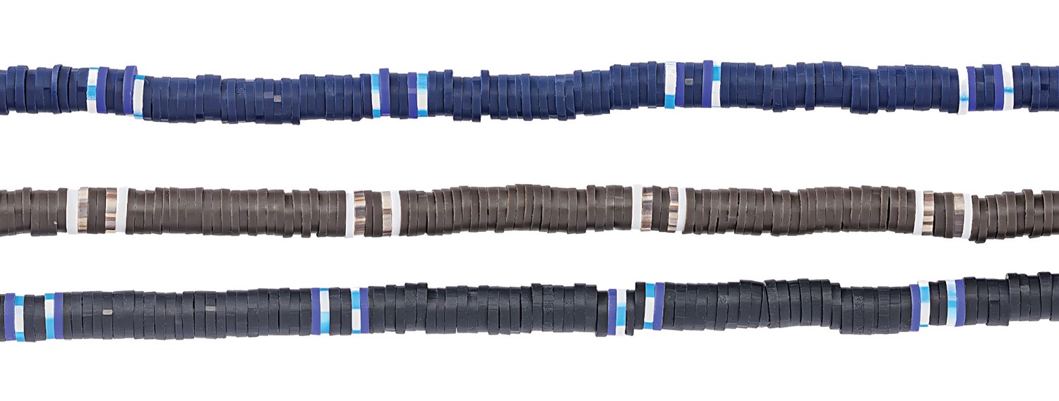 Fimo Disc Pattern Necklace ZNK5932