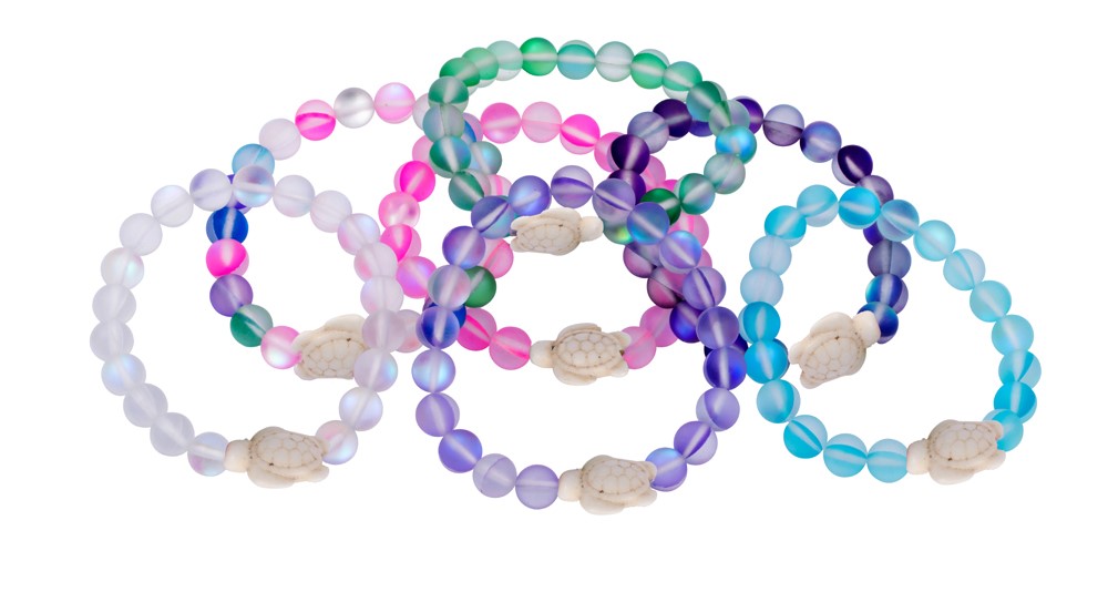 6mm Shimmer Bead with Howlite Turtle Bracelet BR0895