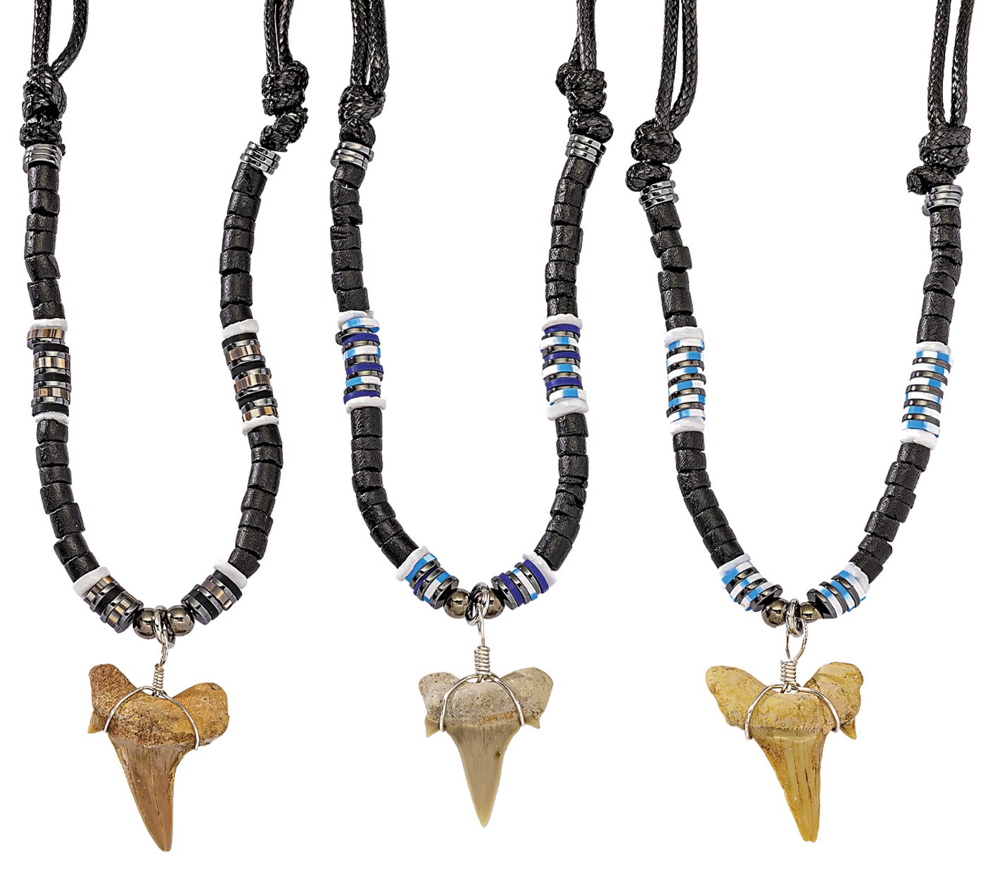 Adjustable Coco - Fimo with Large Shark Tooth ZNK1578-XLG