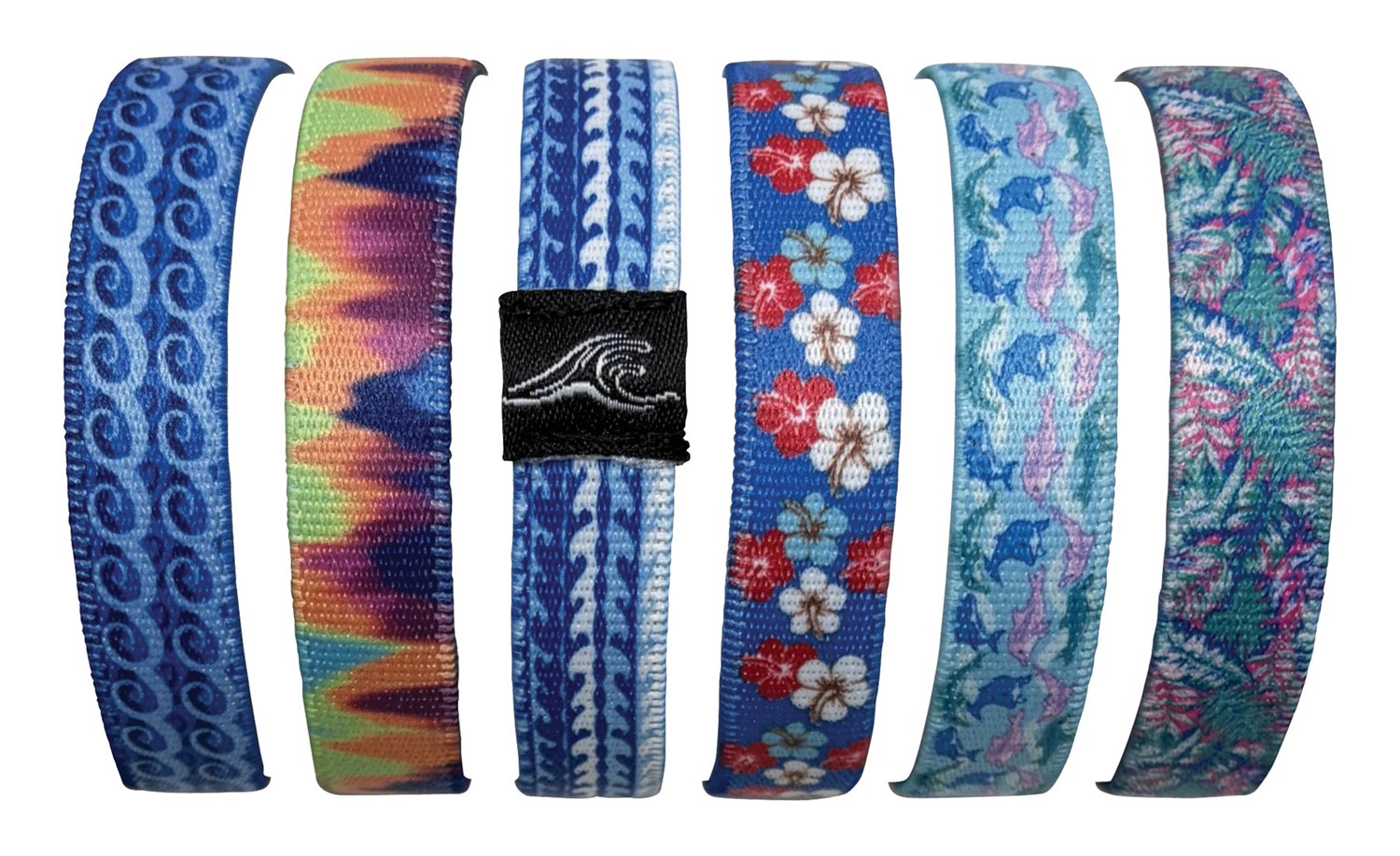 Wave/ Hibiscus/ Abstract Bracelet Stretch Bracelet / Hair Band Assorted SRFBZ023