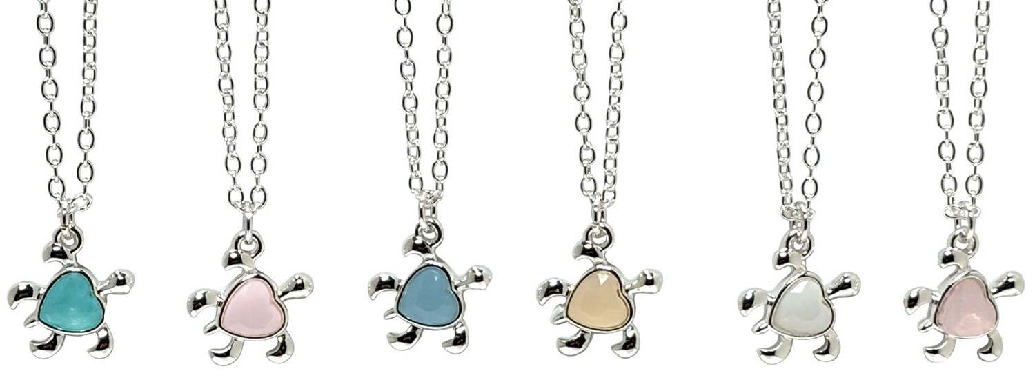 Sea Turtle Pendant with "Heart" Shell Necklace NK2711