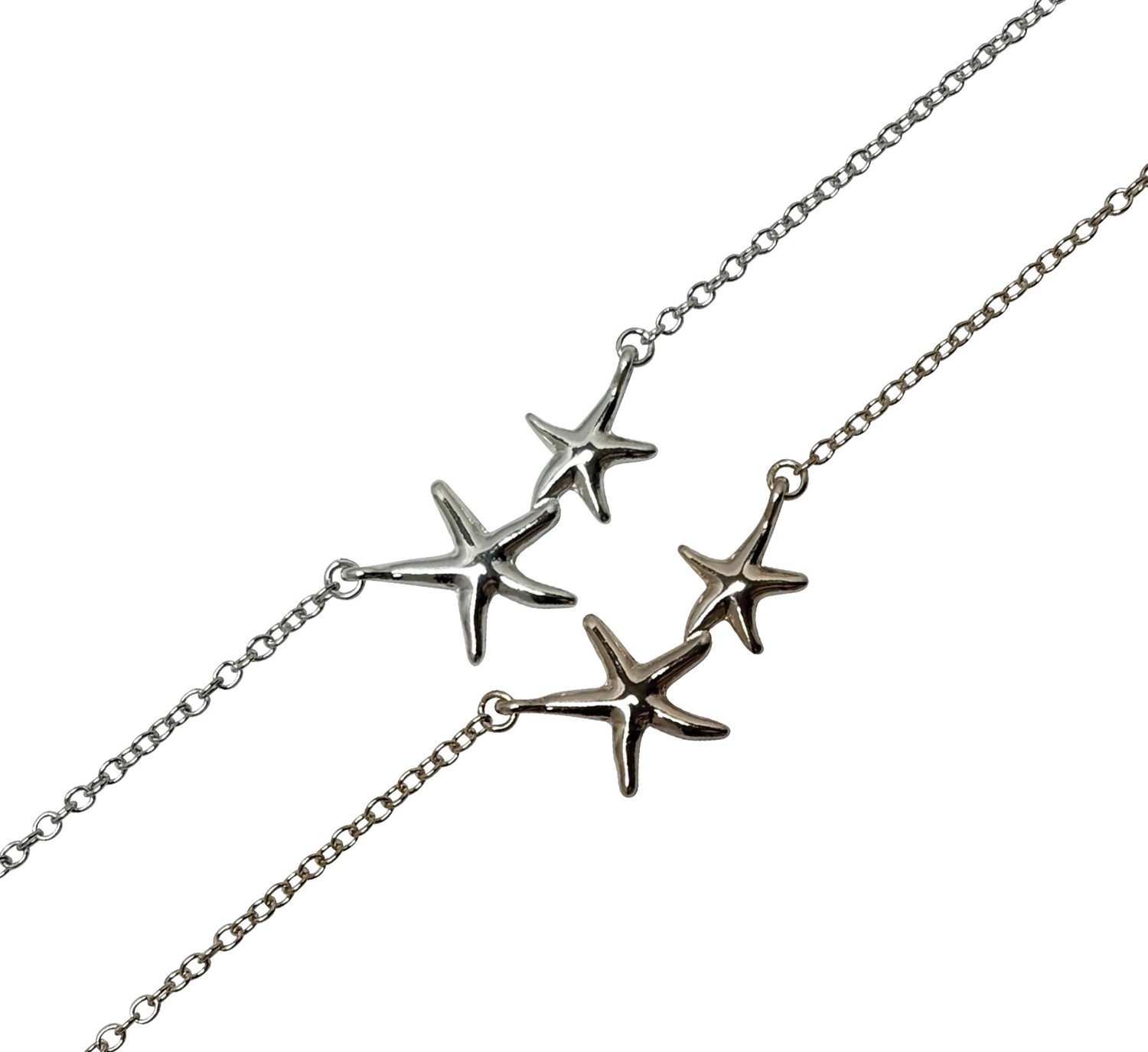 Double Starfish Pendant Anklet AK2714