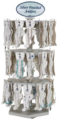 3-Tier Wood Anklet Display (Does Not Include Merchandise)