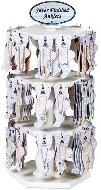 3-Tier Wood Anklet Display (Does Not Include Merchandise)