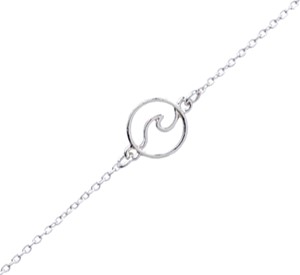 Circle Wave Pendant Anklet