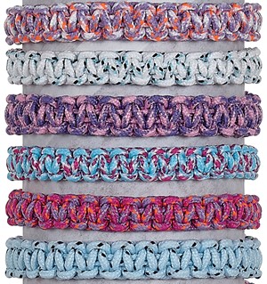 Paracord Adjustable Slide-Knot Bracelet (A) Assorted