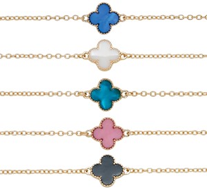 Mallory Cross Pendant On Gold Chain Anklet Assorted