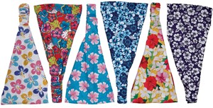 Hibiscus Print Head Scarf Assorted