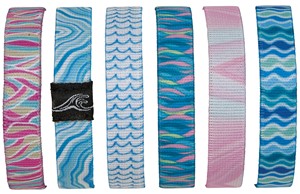 Wave Print Stretch Bracelet/Hair Band Assorted