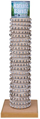 6MM Fimo Disc And Cord Adjustable Slide Knot Bracelet (B) Asst With Tube & Base