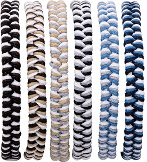 Twist Weave Braided Adjustable Slide-Knot Bracelet (B) Assorted
