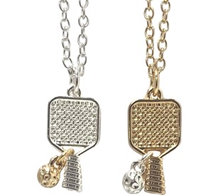 Pickle Ball Pendant Necklace Assorted