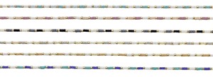 Adjustable Miyuki & Gold Bead Anklet Assorted