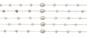 wholesale necklace, color bead necklace, freshwater pearl necklace, sealife jewelry, beach jewelry
