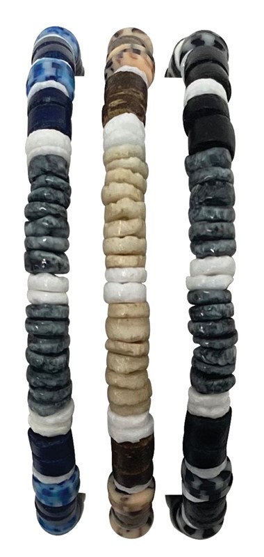 Coco with Dyed Litob Fimo Adjustable Bracelet ZBR5896