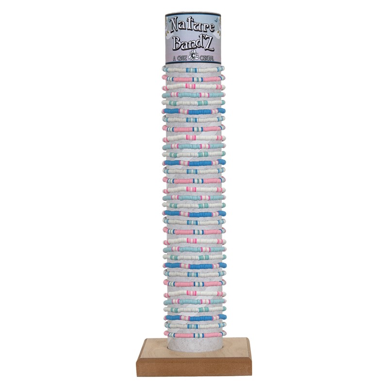 Adjustable Block Pattern Fimo Bracelet with Tube & Base BR1774 - TUBE