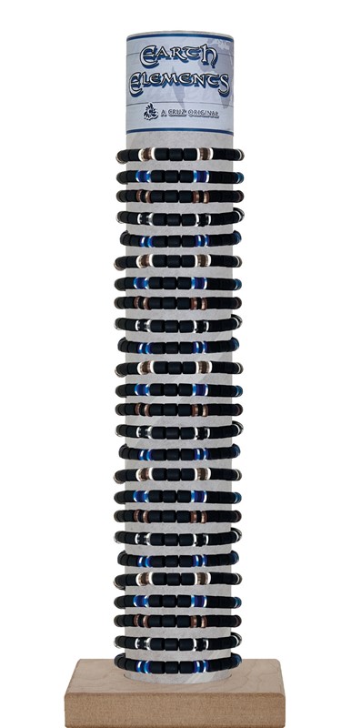 Adjustable Fimo Tube & Disc Bead Bracelet with Tube and Base ZBR5895-TUBE