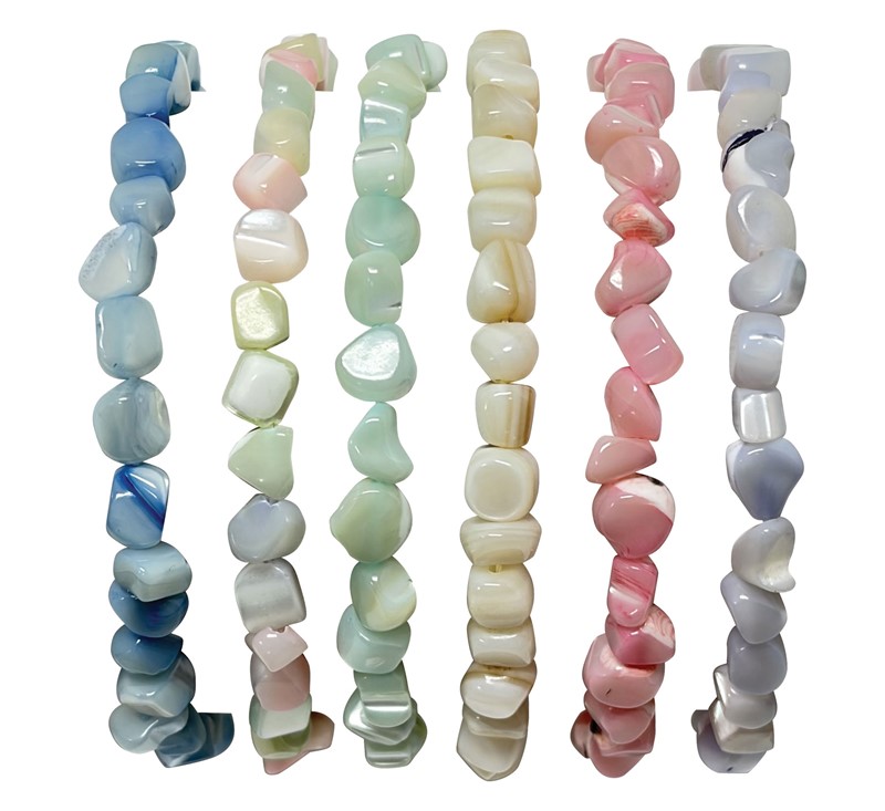 Adjustable Chip Mop Bead Bracelet BR0973