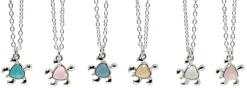 Sea Turtle Pendant with "Heart" Shell Necklace NK2711