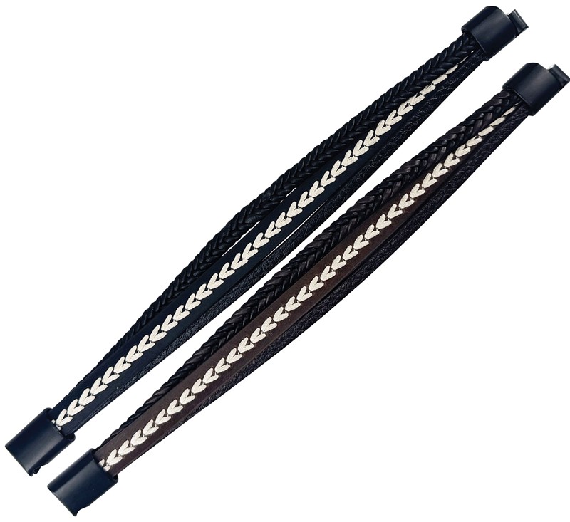 Magnetic Clasp 3 Strand V Cord Pattern  Bracelet ZBR0454