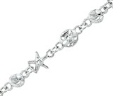 Silver Plated Nautical Charm Anklet