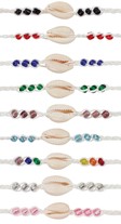 Cowry Shell W/Iridescent Bead Dreamlet Bracelet