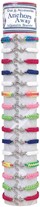 Rhinestone Rope Anchor Macrame Adj Slide-Knot Bracelet (A) Asstd W/ Tube & Base