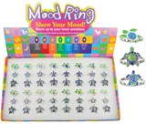 Adjustable Sea Turtle Mood Rings Assorted (48 Rings Pre-Packed in Box)