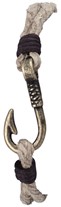 2-Strand Hemp Fish Hook Adjustable Slide-Knot Bracelet