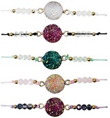 Druze Style Slide Knot Adjustable Bracelet (C) Assorted