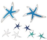 Enamel Starfish Post Earring Assorted