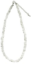 14" White Fimo Chip Choker Necklace