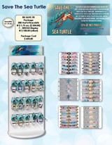 Save The Turtles Bracelet Package (Includes Merchandise & 2-Sided Display)